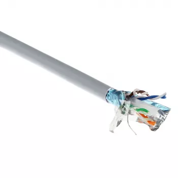 ACT cavo di installazione CAT6A F/UTP, PVC, AWG 23, CPR: B2ca, 500 m