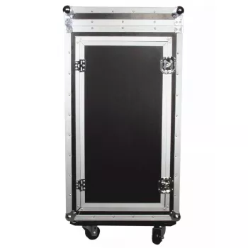 Flightcase Roadinger 30110000 compensato nero argento