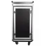 Flightcase Roadinger 30110000 compensato nero argento