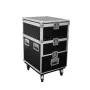 Flightcase Roadinger 30126430 compensato 38 kg nero argento