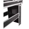 Hardcase Roadinger 30124208 per tavolo DJ in compensato nero argento