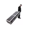Hardcase Roadinger 30124208 per tavolo DJ in compensato nero argento