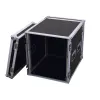 Flightcase Roadinger 30109793 in compensato nero argento 23,7 kg