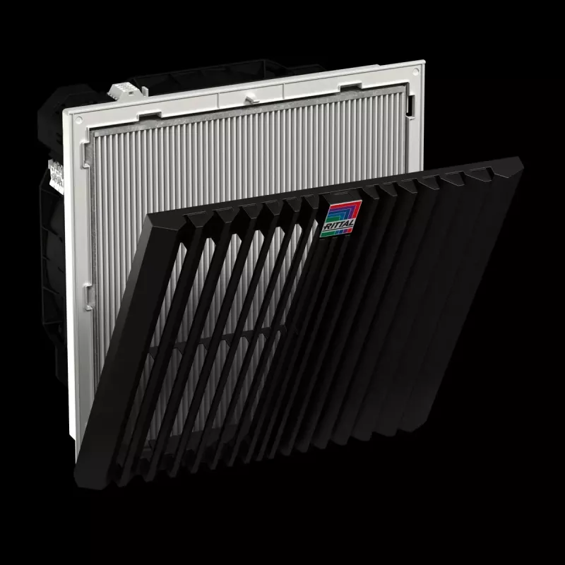 Unità ventole per rack Rittal 3244.900 — 1 ventola, 867 m³/h, case in plastica, grigio