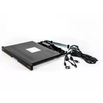 Console rack Vertiv Avocent LRA185KMM-205 48,3 cm (19 pollici) 1366 x 768 pixel plastica, acciaio nero 1U