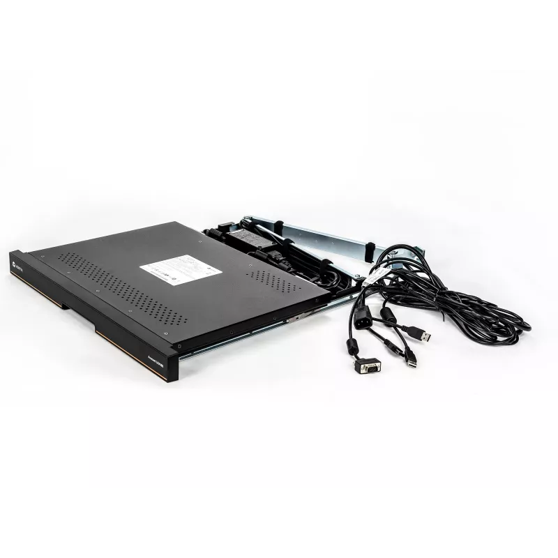 Console rack Vertiv Avocent LRA185KMM-205 48,3 cm (19 pollici) 1366 x 768 pixel plastica, acciaio nero 1U