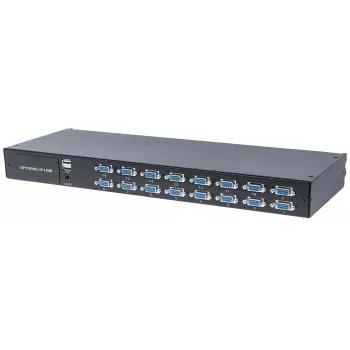 Intellinet switch KVM VGA modulare 16 porte, per l'uso con i codici prodotto 507622, 507738, 507981, 507998, 508025, 508032, 508049 & 508056