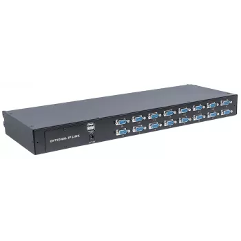 Intellinet switch KVM VGA modulare 16 porte, per l'uso con i codici prodotto 507622, 507738, 507981, 507998, 508025, 508032, 508049 & 508056