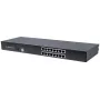 Intellinet switch KVM VGA CAT5 modulare 16 porte, per l'uso con i codici prodotto 507622, 507738, 507981, 507998, 508025, 508032, 508049 & 508056