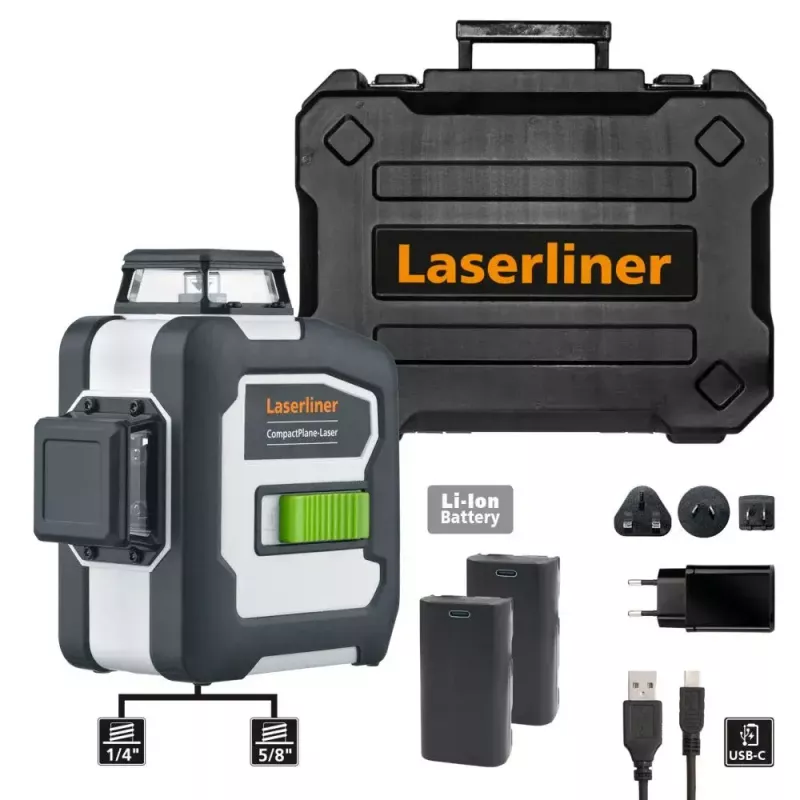 Laserliner CompactPlane 3G Pro laser a linee incrociate, 30 m (036.295A)