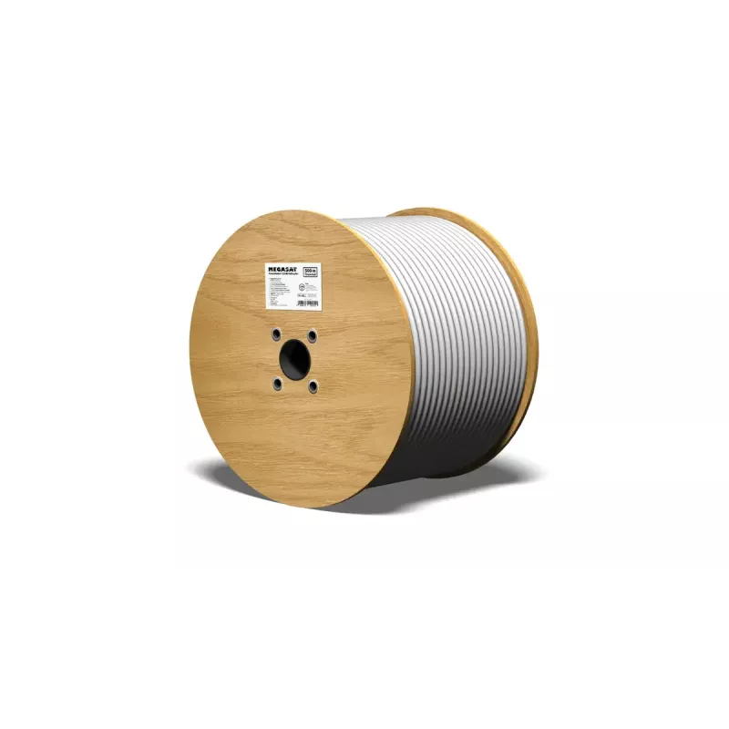 Cavo coassiale Megasat 100223 500m bianco 75 Ω