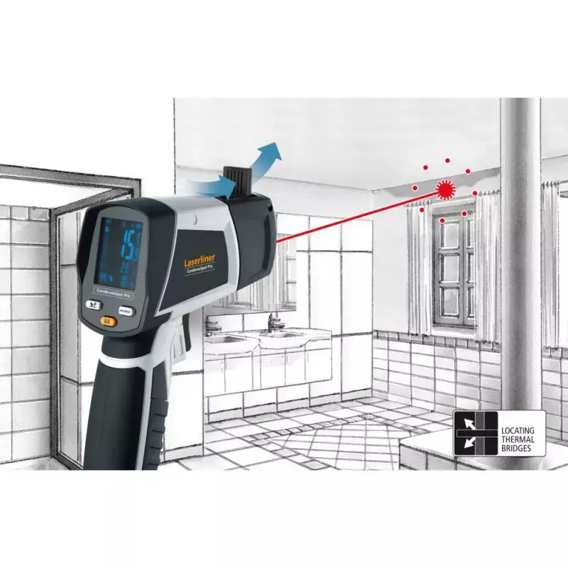 Laserliner CondenseSpot Pro misuratore di temperatura e umidità