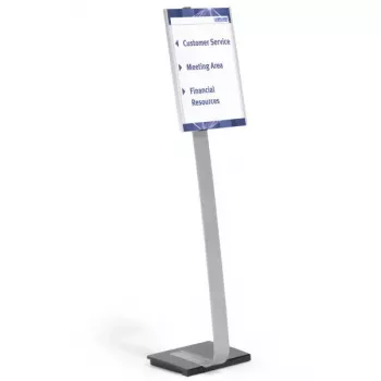 Espositore informativo Durable 481323 A3 acrilico argento
