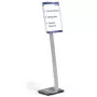 Espositore informativo Durable 481323 A3 acrilico argento