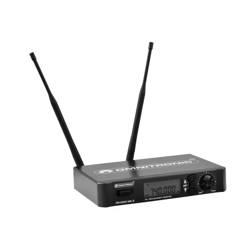 Ricevitore microfono wireless desktop Omnitronic 13061092