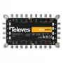 Televes MS 98NCQ (714201) multiswitch attivo, 9 ingressi, 8 uscite