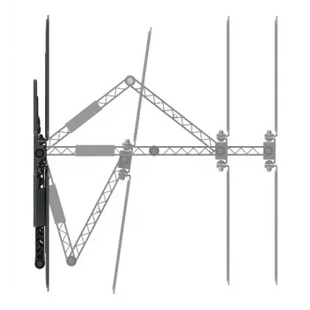 Hama 00220852 supporto TV da parete 2,29 m (90 pollici) nero