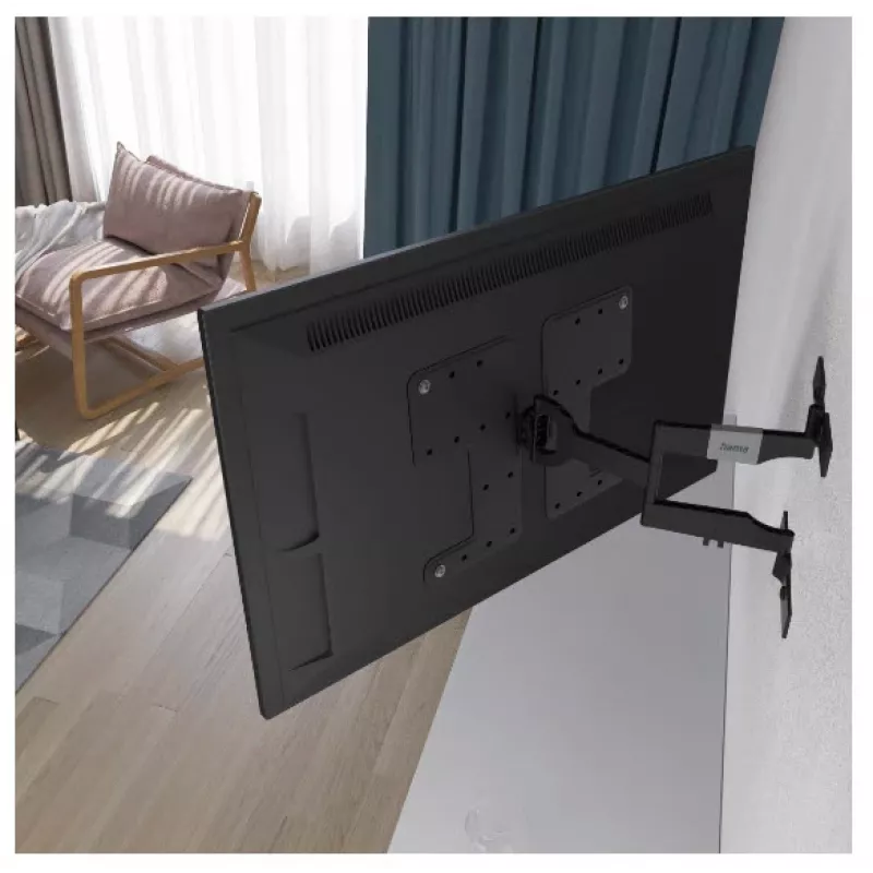 Hama 00220852 supporto TV da parete 2,29 m (90 pollici) nero