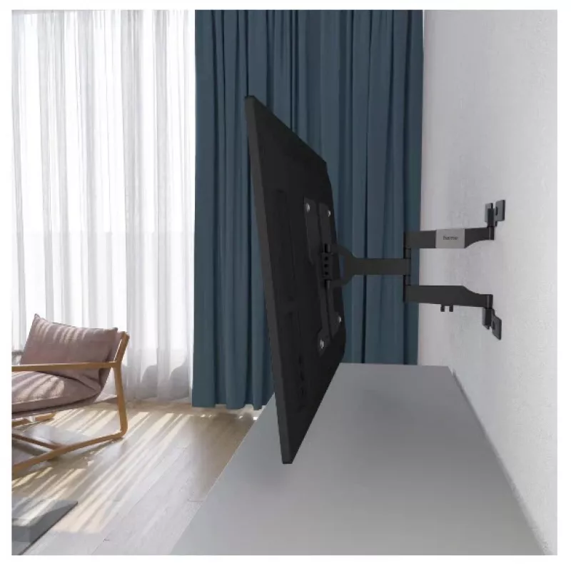 Hama 00220852 supporto TV da parete 2,29 m (90 pollici) nero