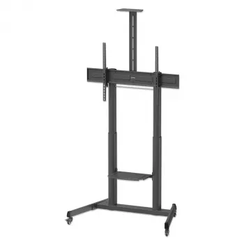 Manhattan supporto a carrello per TV e monitor (regolazione in altezza a manovella), per schermi: da 37