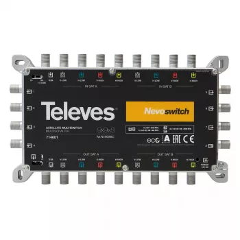 Multiswitch satellitare Televes 714601 9 ingressi 17 uscite