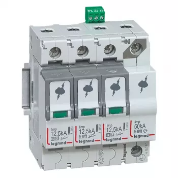 Legrand 412277 SPD protezione da sovratensione T1+T2 3P+N 12,5kA