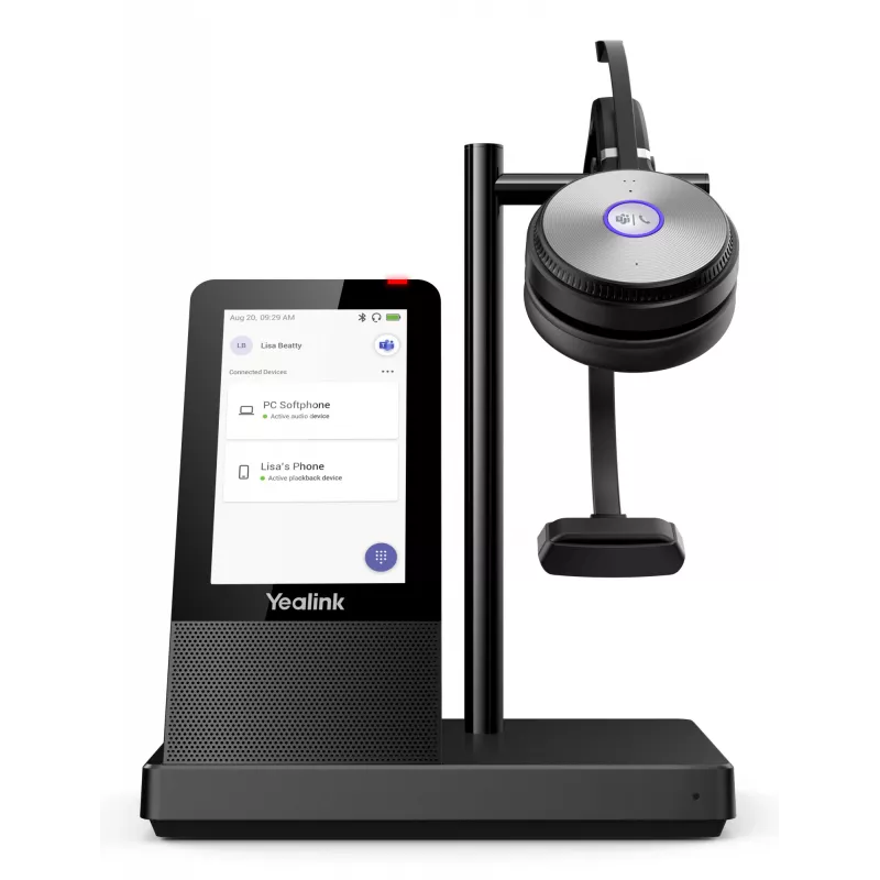 Sistema di audioconferenza personale Yealink WH66 DECT cuffia wireless MONO TEAMS