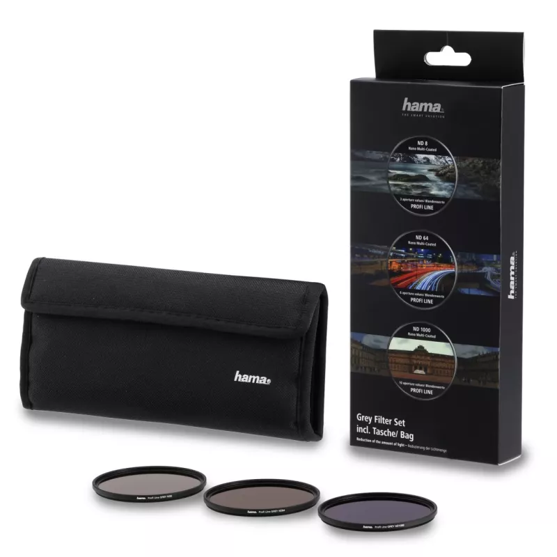Hama 00076902 set filtri grigi 72 mm