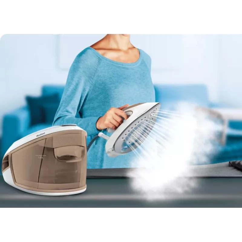 Tefal Express Airglide SV8027 1,8 L suola Durilium Airglide marrone, bianco