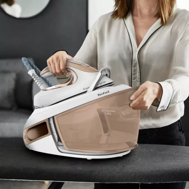 Tefal Express Airglide SV8027 1,8 L suola Durilium Airglide marrone, bianco