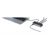 eSTUFF GLB232006 docking station USB-C tripla
