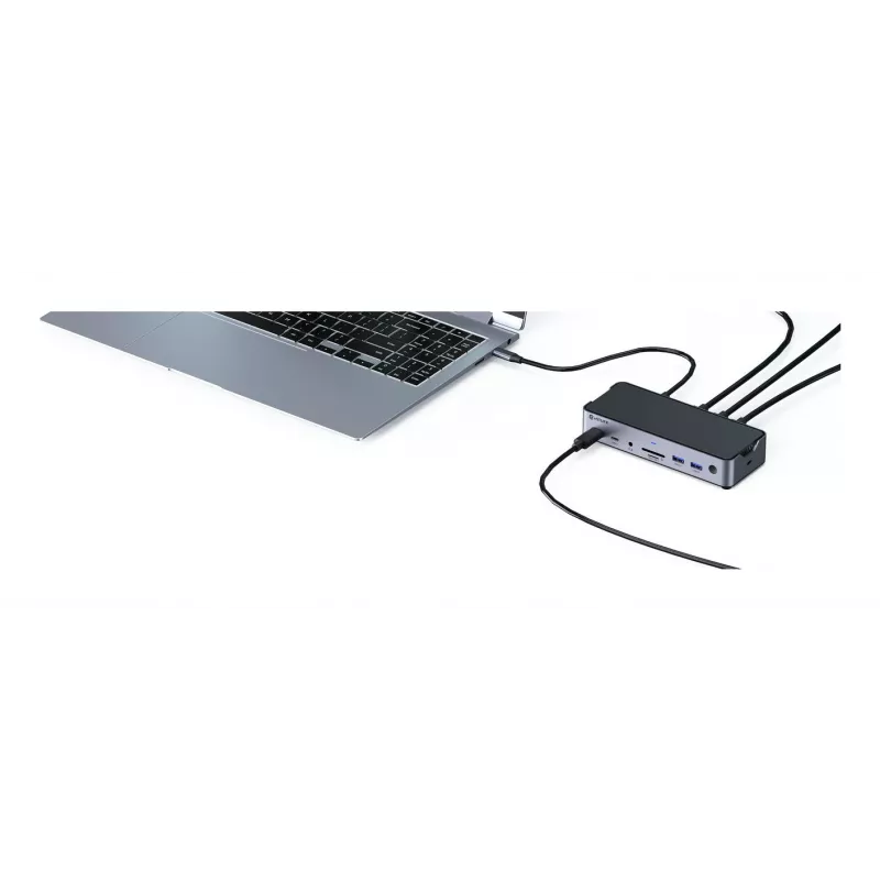 eSTUFF GLB232006 docking station USB-C tripla