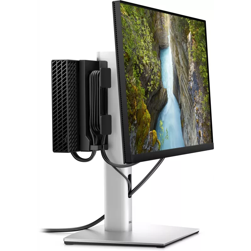 Supporto monitor DELL MFS22 27 pollici regolabile in altezza argento nero