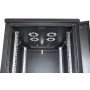 Intellinet armadio di rete 19 pollici – a sé stante, 42HE, 600 x 800 mm (larghezza x profondità), nero, Flatpack, max. 1500 kg, chiusura porta multipunto, una serratura per parete laterale, profondità utile da 123 a 573 mm, IP20, rack, acciaio