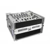 Flightcase Roadinger 30110003 compensato nero argento 11 kg