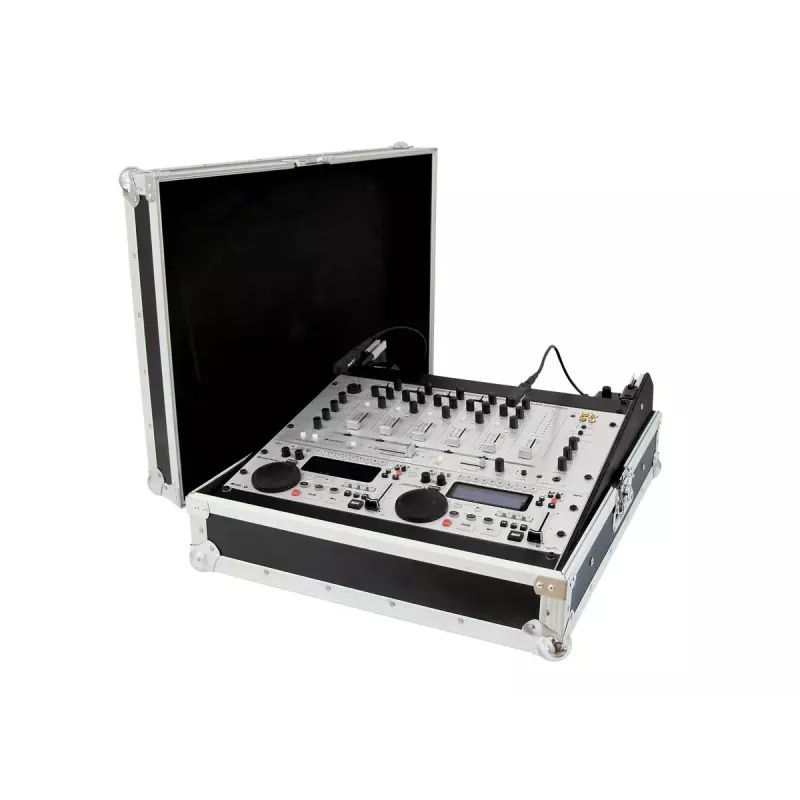 Flightcase Roadinger 30111561 compensato nero argento 9,2 kg
