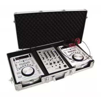 Flightcase Roadinger 30125340 compensato argento 5,9 kg