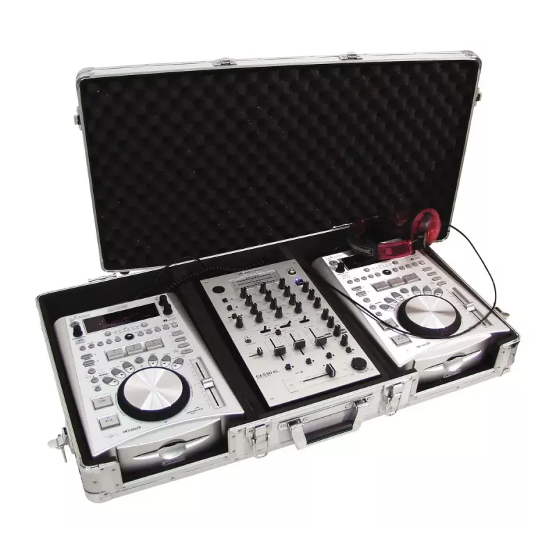 Flightcase Roadinger 30125340 compensato argento 5,9 kg