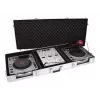 Hardcase Roadinger 30125356 per controller DJ compensato nero argento