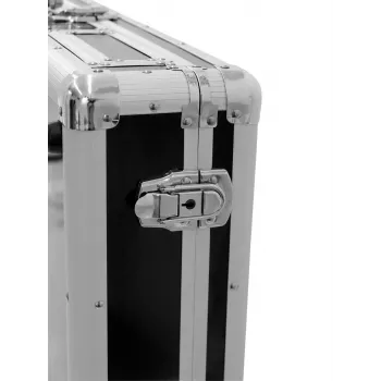 Flightcase Roadinger 30125346 controller DJ compensato nero argento