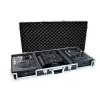 Flightcase Roadinger 30125346 controller DJ compensato nero argento