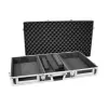 Hardcase Roadinger 30125342 per controller DJ compensato nero argento