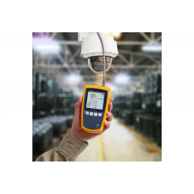 Tester PoE Fluke MicroScanner PoE nero blu giallo RJ-45 RJ-11