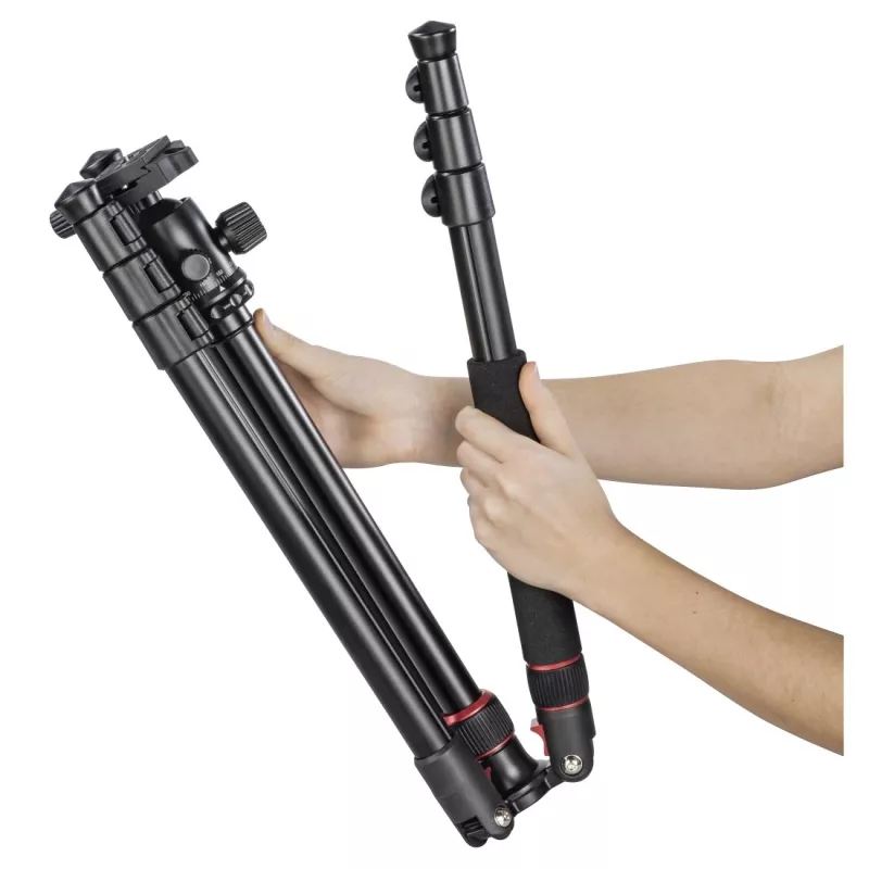 Hama TAR Duo treppiede per fotocamere digitali e a pellicola 3 gambe nero