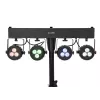 Faretto per binario elettrificato Eurolite 42109606 LED per interni rotondo nero