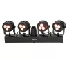 Faretto per binario elettrificato Eurolite 42109606 LED per interni rotondo nero