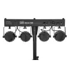 Faretto per binario elettrificato Eurolite 42109606 LED per interni rotondo nero