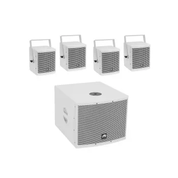 Diffusore Omnitronic 20000758 bianco con filo e senza fili