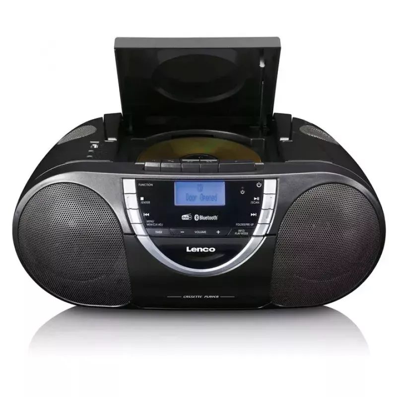 Lettore CD personale Lenco SCD-600 nero argento DAB+ FM PLL