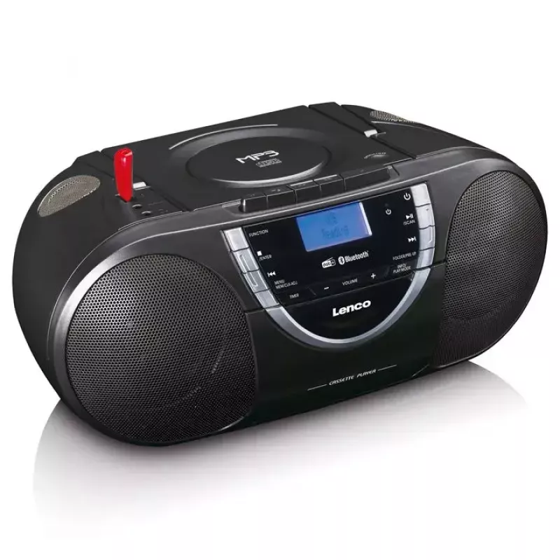 Lettore CD personale Lenco SCD-600 nero argento DAB+ FM PLL